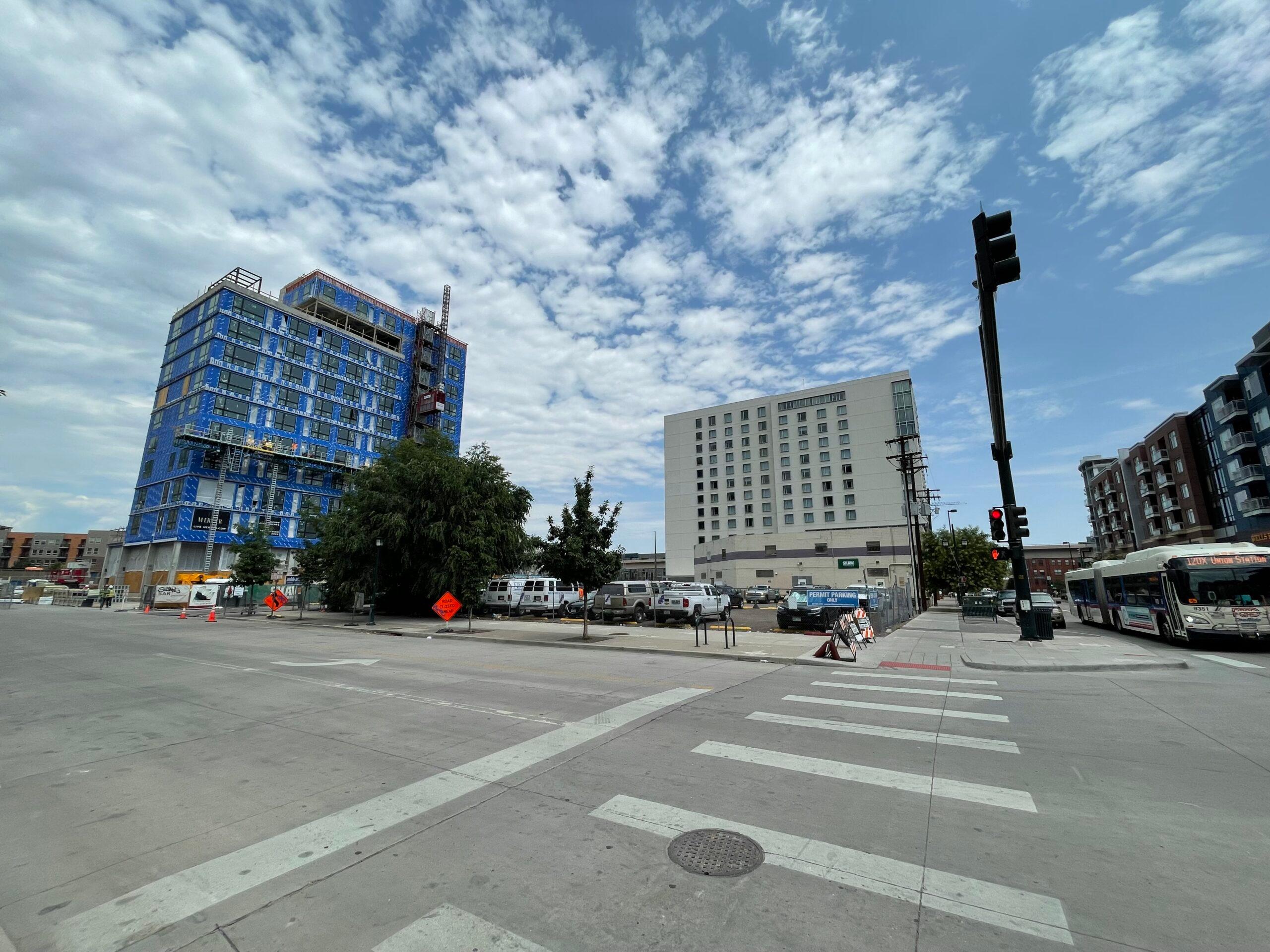 This Downtown Denver parking lot may soon include apartments.