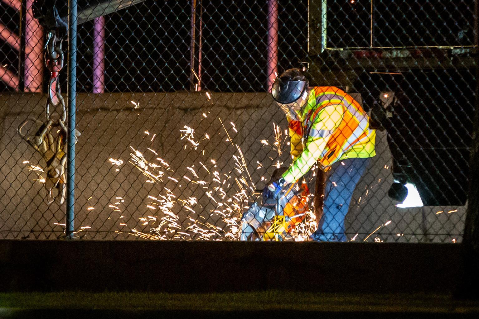 RTD LIGHT RAIL REPAIRS CREW AT WORK