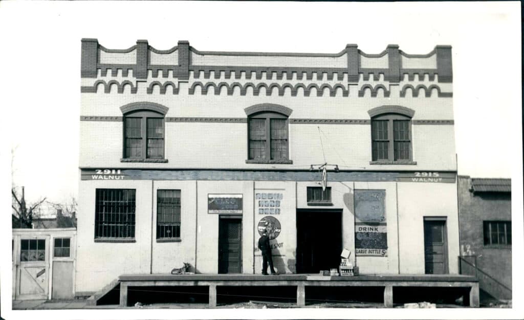 An archival photo shows the boarding house where Julia Greeley lived.