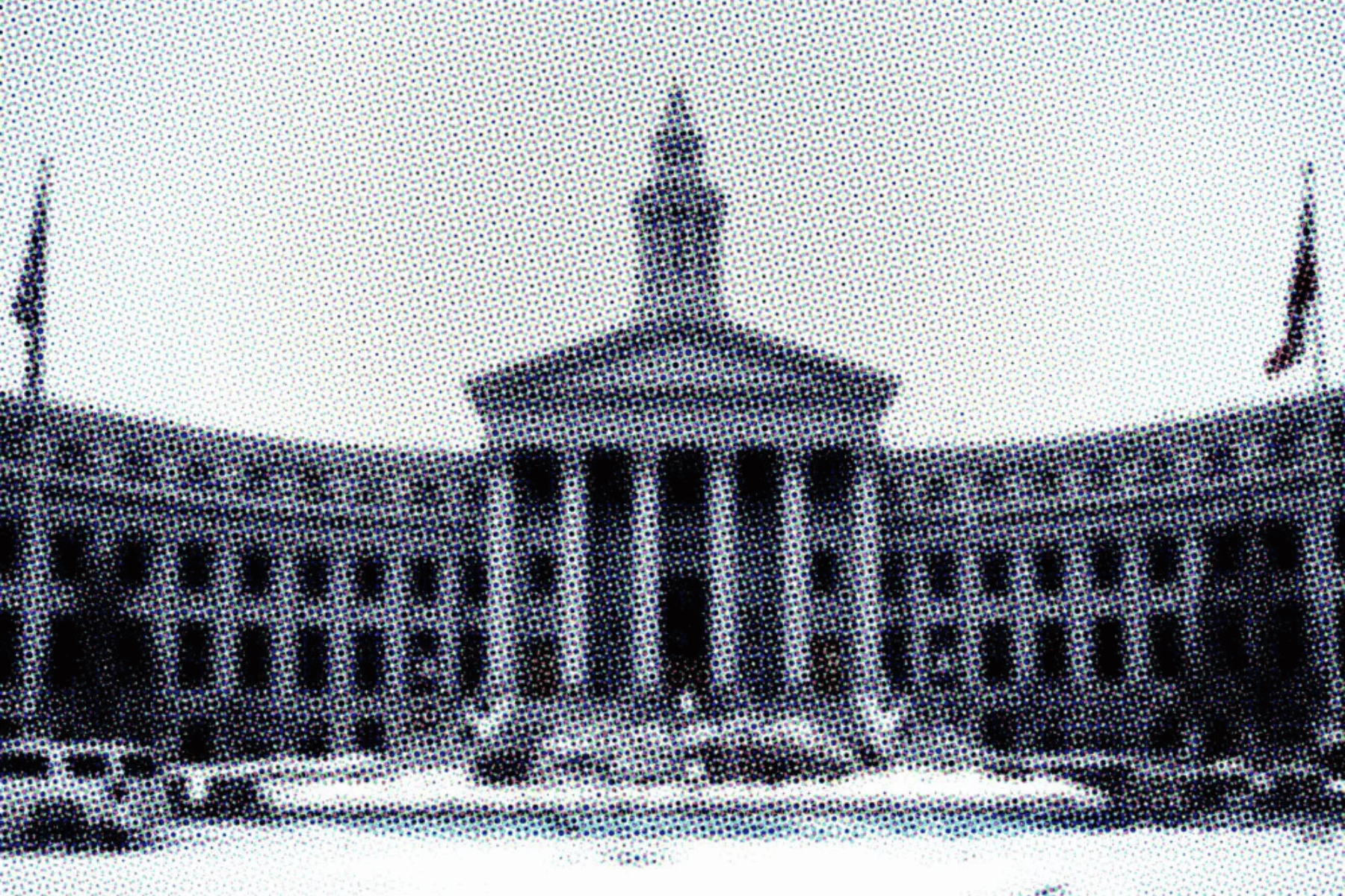 Grey illustration depicting Denver City & County Building