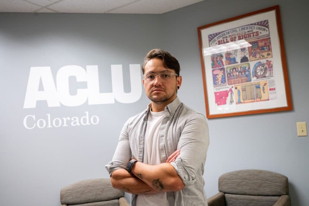 Anaya Robinson at ACLU offices in Denver